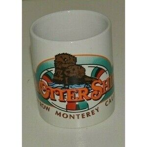 Nice Sea Otter Cannery Row MONTEREY California Coffee Mug RARE